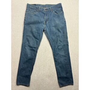 Levis 511 Slim Fit Jeans Mens 33x32 Blue Medium Wash Denim Pants 2181